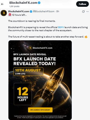 BFX Launch Date Reveal