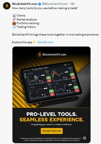 The Latest BlockchainFX update The Latest BlockchainFX update