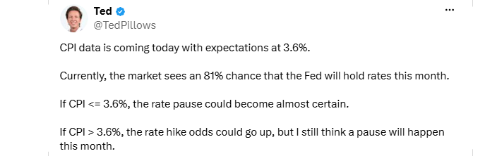 Analyst Ted Pillows on CPI Data Analyst Ted Pillows on CPI Data