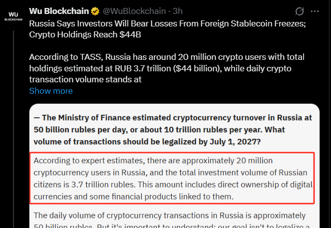 Russia Crypto Market Reaches 3.7 Trillion Rubles Russia Crypto Market Reaches 3.7 Trillion Rubles