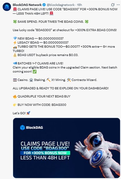The claims page is now live The claims page is now live
