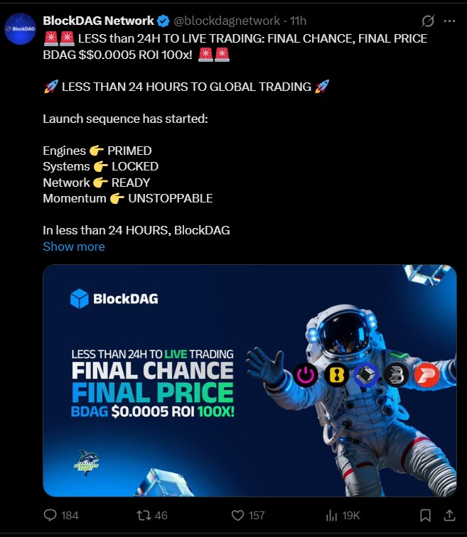 BlockDAG Launch Date