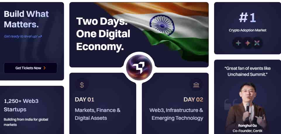 Unchained Summit India 2026 side event overview Unchained Summit India 2026 side event overview