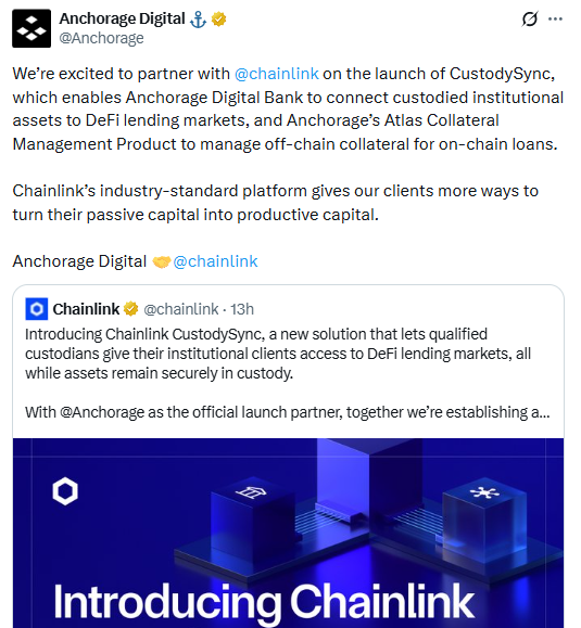 Introducing Chainlink CustodySync Introducing Chainlink CustodySync