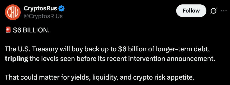 CryptosRus Official Tweet