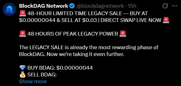 BlockDAG legacy sale BlockDAG legacy sale