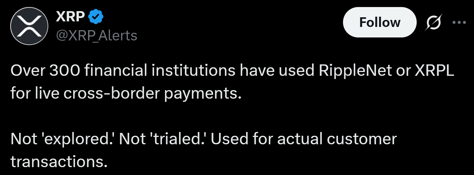 information by XRP Alerts on X