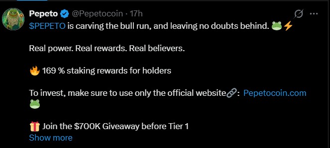 Pepeto Coin Latest News Pepeto Coin Latest News