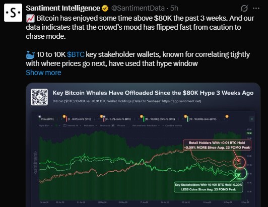 What Are Bitcoin Whales and Retail Traders Doing? What Are Bitcoin Whales and Retail Traders Doing?