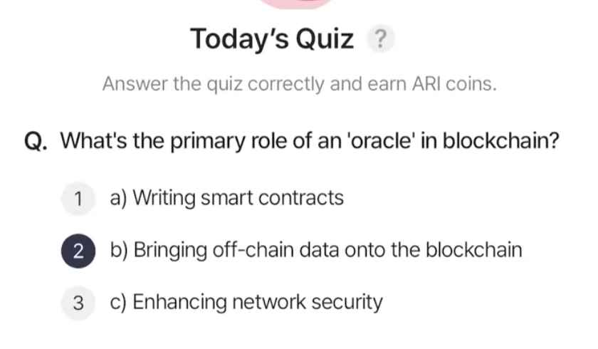 ARI Wallet Daily Quiz Answer 14 April 2025