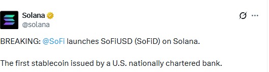 SoFi Chose Solana Over Ethereum SoFi Chose Solana Over Ethereum