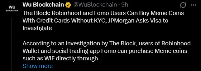 Credit Card memecoin buying Credit Card memecoin buying