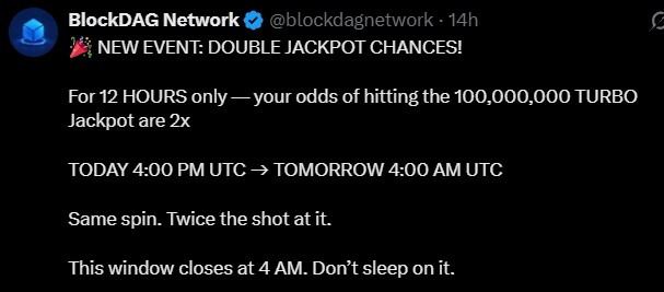 BlockDAG Double Jackpot