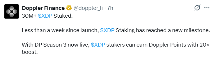 Doppler Finance Staking
