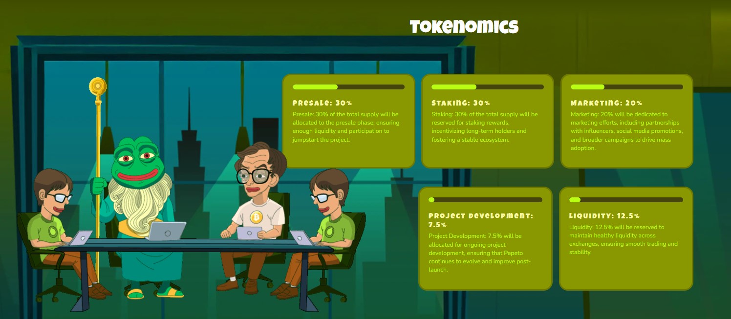 Pepeto Tokenomics Snapshot