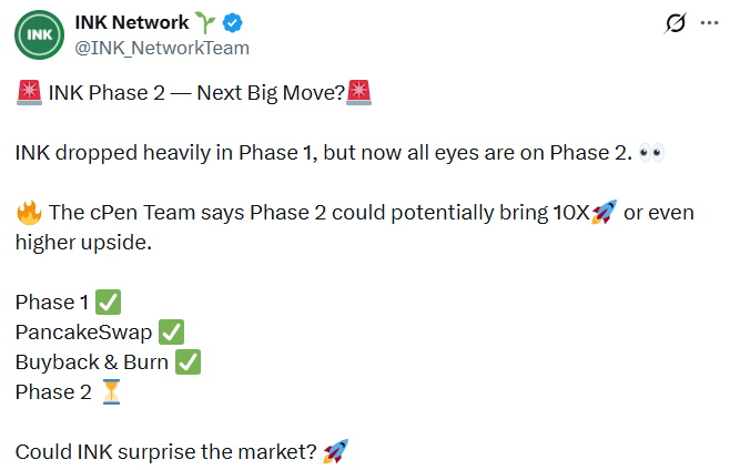 ink network post on x ink network post on x