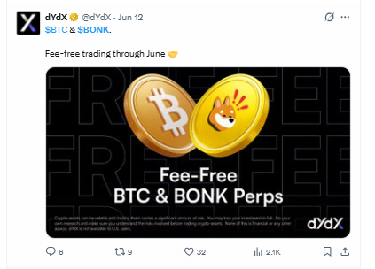 dYdX posted on X