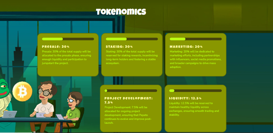 pepeto Tokenomics pepeto Tokenomics