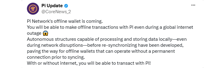 Pi Network Offline Wallet Talk