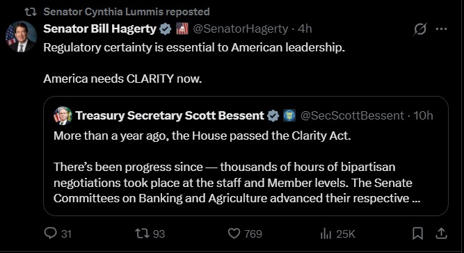 CLARITY Act Latest News Today CLARITY Act Latest News Today