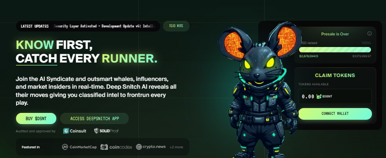 deepsnitch know first