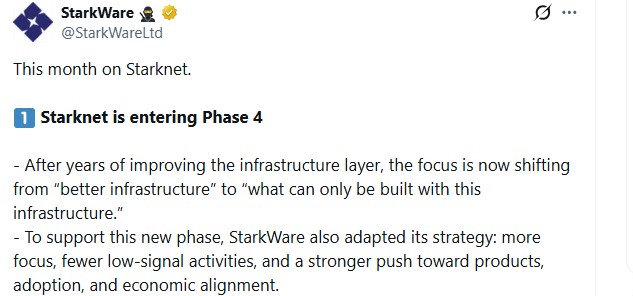 Starknet Entering Phase 4
