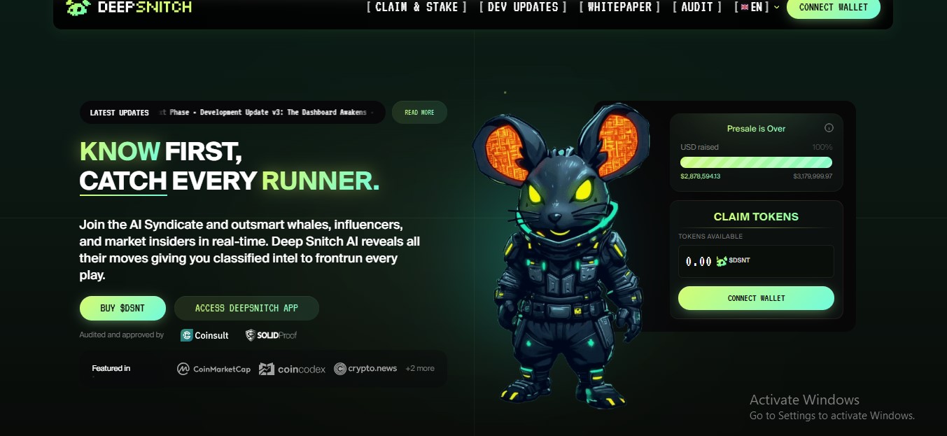 DeepSnitch AI Dashboard Preview