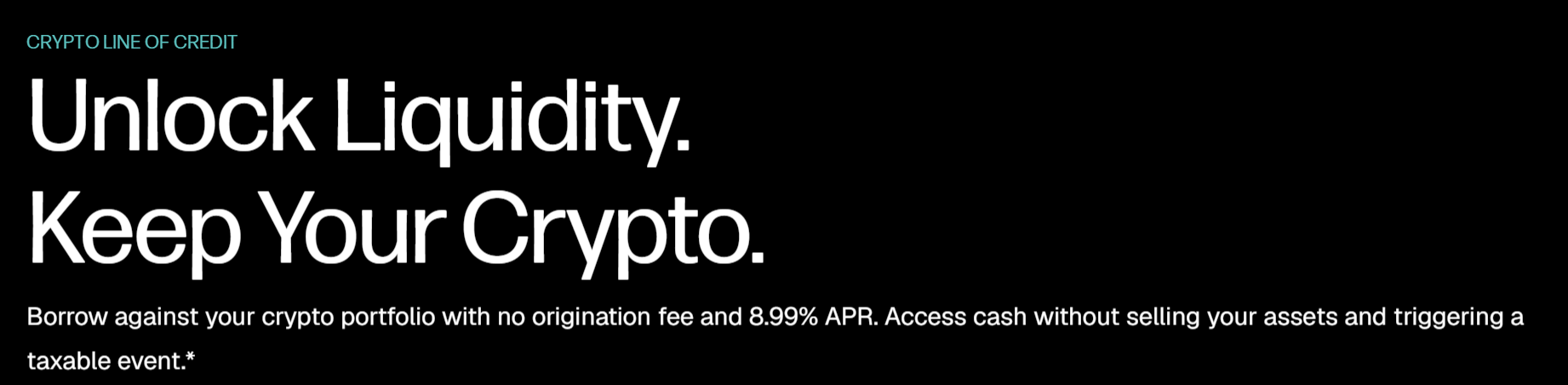 The GalaxyOne Crypto Portfolio The GalaxyOne Crypto Portfolio