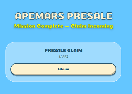 apemars presale over