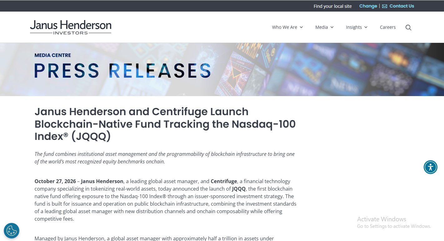 Janus Henderson official Release Janus Henderson official Release
