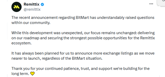 Teams Responses on Bitmart Shutdown