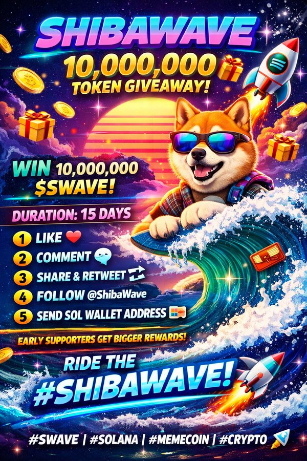 ShibaWave (SWAVE) Memecoin Airdrop ShibaWave (SWAVE) Memecoin Airdrop