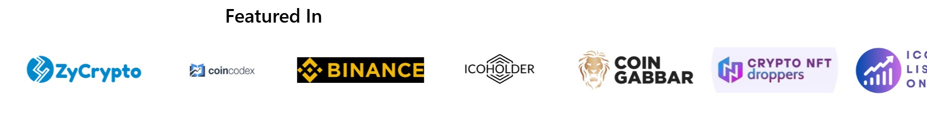 IONX featured on various exchanges