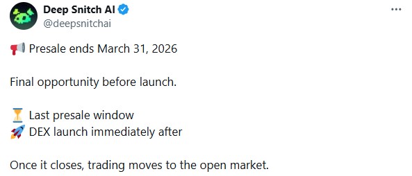 $DSNT Presale End Date