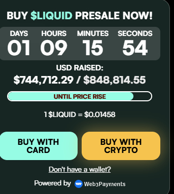 Liquidchain Presale data