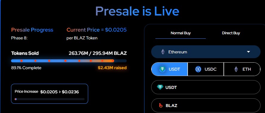 Blazpay Presale