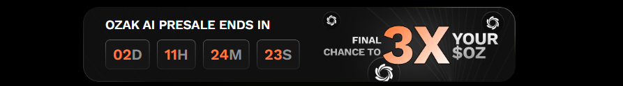 Ozak AI presale end indicating October 3 Ozak AI presale end indicating October 3