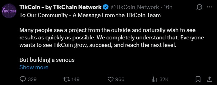 Tikwallet Launch Update Tikwallet Launch Update