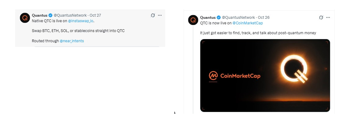 Quantus Listings and Access