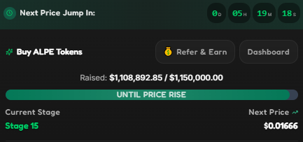 Alpha Pepe Presale update