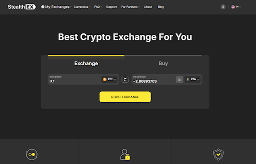 SimpleSwap user-friendly no kyc crypto exchange platform with 1500 cryptocurrencies and loyalty rewards program