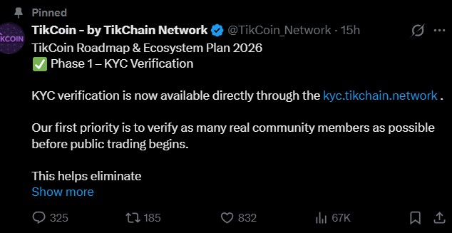 Tikcoin Network Roadmap and KYC 2026 Tikcoin Network Roadmap and KYC 2026