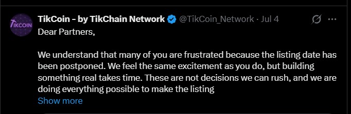 Key Details on Tikcoin Network KYC Update and Roadmap Key Details on Tikcoin Network KYC Update and Roadmap