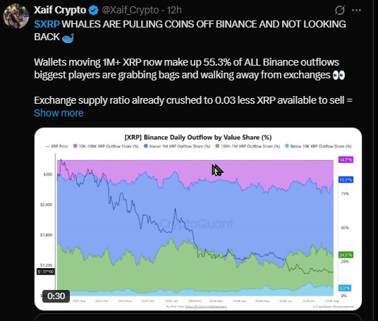 On-chain data shows large wallets moving