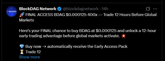 BlockDAG Presale engding and listing approaches