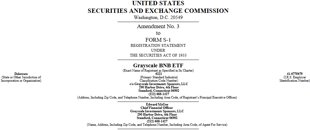 Grayscale BNB ETF GBNB