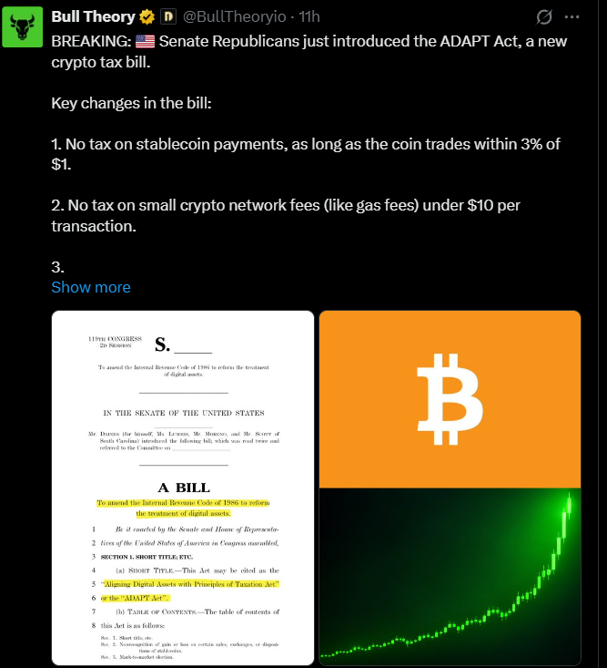 What Could Change for Crypto Users Under the New Crypto Tax Bill?