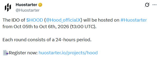 Huostarter post on X Huostarter post on X