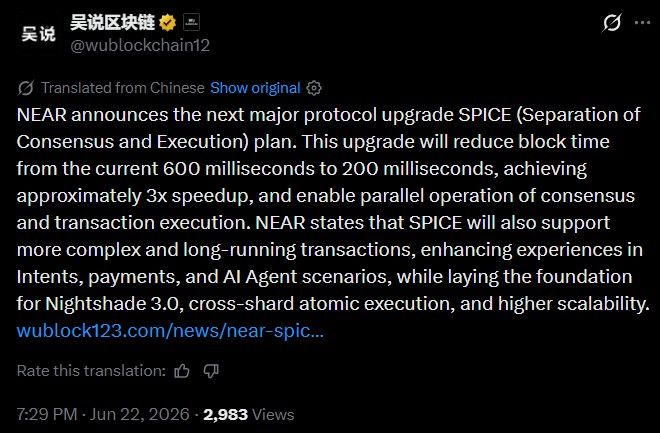 NEAR Protocol Latest Update NEAR Protocol Latest Update