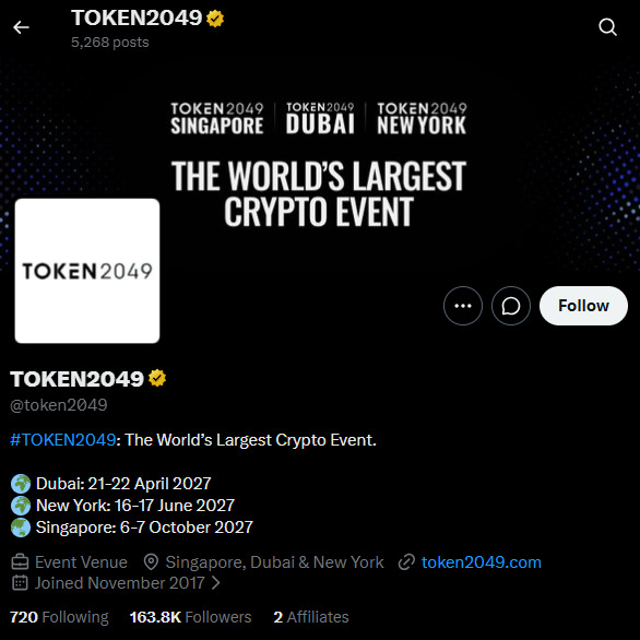 Token2049 Twitter Token2049 Twitter